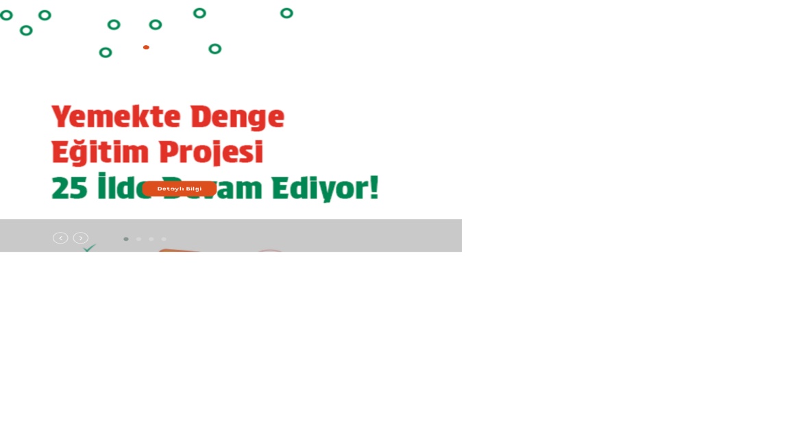 Yemekte Denge  Projesi